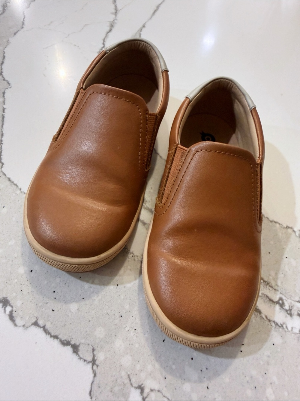 Old Soles Toddler Slip-On Dress Shoes in Brown